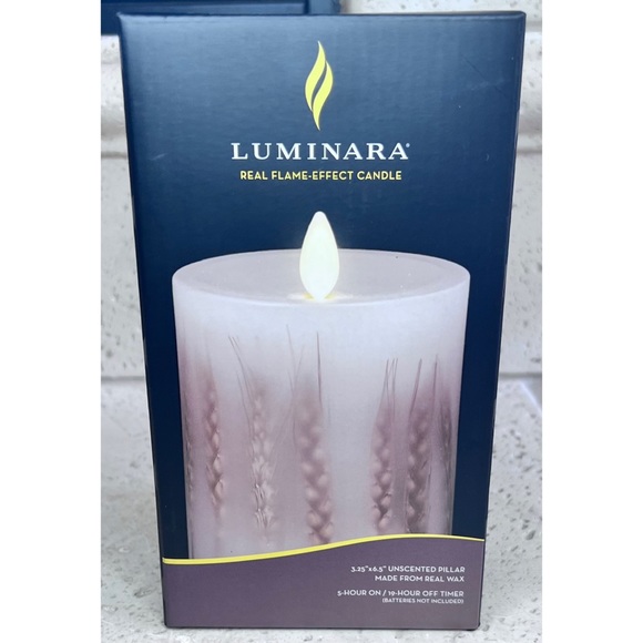 LUMINARA Other Luminara Flameless Pillar Candle 325x 65moving Flame